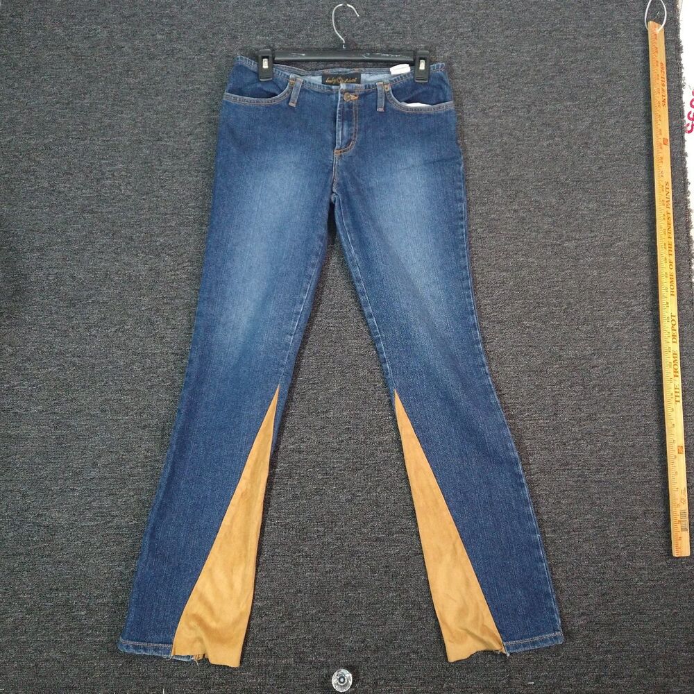 Baby Phat Low Rise Jeans Dark Bootcut Denim Y2K Flared Vintage 2000s Size 5